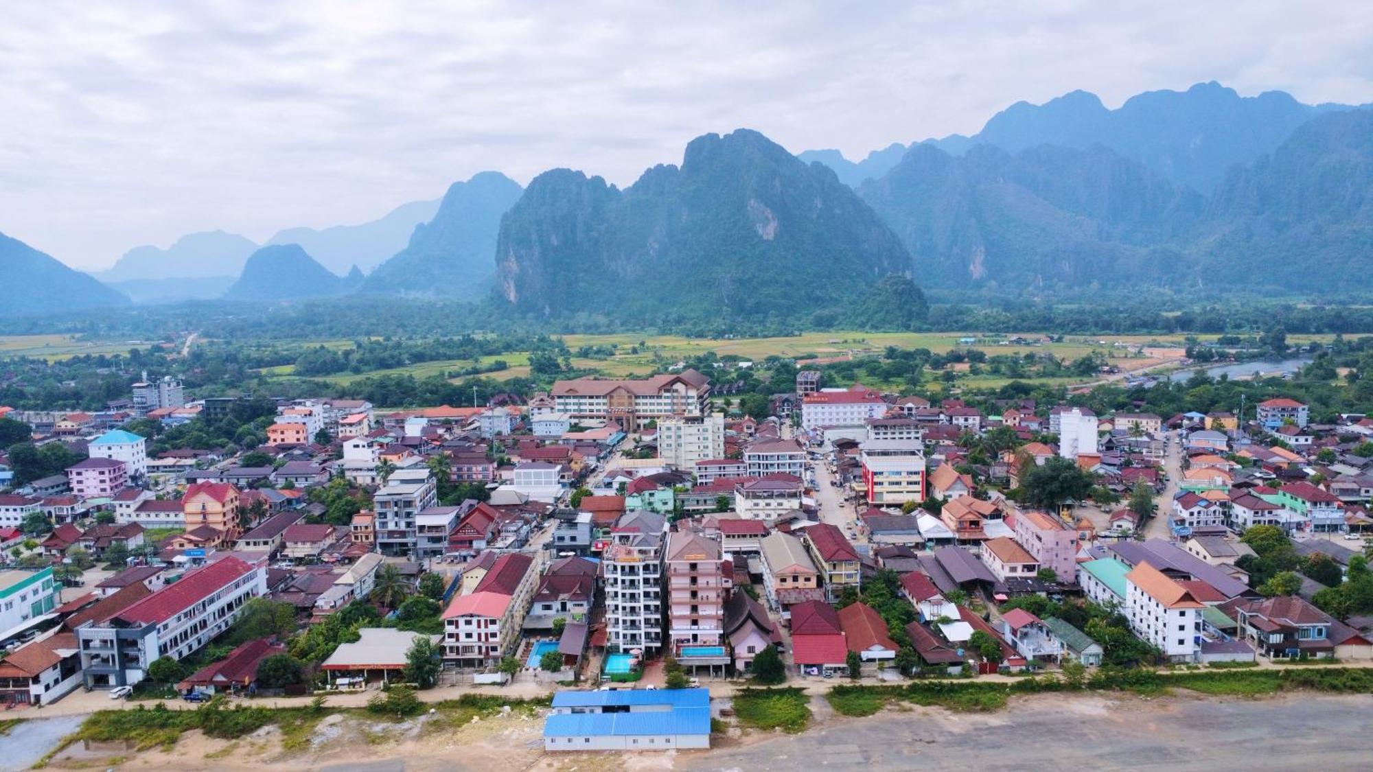 Vangvieng Sisavang Mountain View Hotel Vang Vieng Zewnętrze zdjęcie